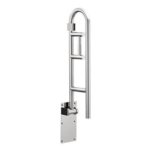 Moen Foldable Grab Bar with Toilet Paper Holder