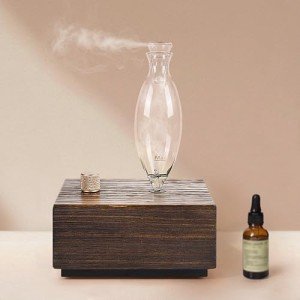 Battery Operated Wood & Glass Oil Diffuser