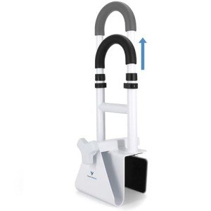 Adjustable Bathtub Grab Bar for Seniors and Disabled