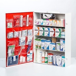 Large Capacity Metal First Aid Wall Cabinet