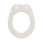 Deluxe Bolt-On Hinged Raised Toilet Seat