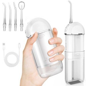 Qunler Mini Cordless Water Flosser with Tips
