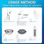 Cordless Water Flosser with 4 Modes for Teeth