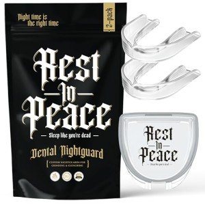 Teeth Grinding Night Guard - 2 Moldable Mouth Guards