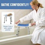 Heavy-Duty Shower Chair for Elderly & Disabled