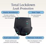 GoSupreme Overnight Incontinence Underwear, X-Large, Black