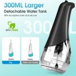 Cordless Electric Water Flosser with 300ML Capacity