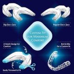 Teeth Grinding Mouth Guard with 12 Cleaning Tablets