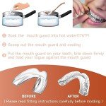 Kids Mouth Guard - 4 Pack, Comfortable & Moldable
