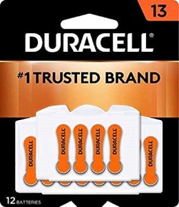 Duracell Size 13 Hearing Aid Batteries - 12 Pack