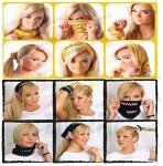 9PCS High Elastic Magic Scarves & Headbands