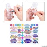 Refillable Glass Roll-On Deodorant Bottles - 6 Pack
