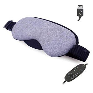 USB Heated Eye Mask for Relief and Comfort