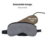 USB Heated Eye Mask for Relief and Comfort
