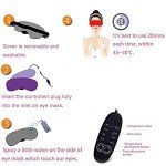 USB Heated Eye Mask for Relief and Comfort