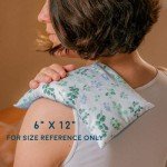 Flax Seed Microwave Heating Pad and Eye Pillow