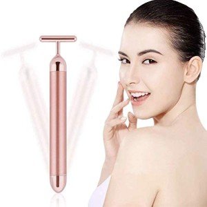 24k Golden Pulse Facial Massager for Sensitive Skin
