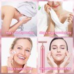 24k Golden Pulse Facial Massager for Sensitive Skin