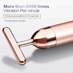 24k Golden Pulse Facial Massager for Sensitive Skin