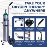 Medfex Complete Oxygen Tank Kit - 682 Liters