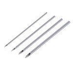 JIESIBAO 100PCS Mixed Body Piercing Needles, 14G 16G 18G 20G Stainless Steel Sterile Disposable Ear Nose Navel Nipple Lip Piercing Needles