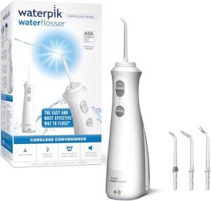 Cordless Waterpik Waterflosser with 4 Tips