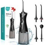COSLUS Portable Cordless Water Flosser - 4 Modes