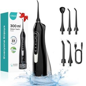 COSLUS Cordless Portable Water Teeth Flosser