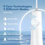 Cordless Water Flosser with LED Display & Jet Tips