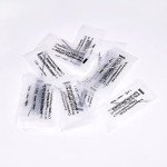 JIESIBAO 100PCS Mixed Body Piercing Needles, 14G 16G 18G 20G Stainless Steel Sterile Disposable Ear Nose Navel Nipple Lip Piercing Needles