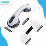 3 Pack Non-Slip Shower Grab Bars for Safety