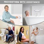 12-Inch Heavy Duty Suction Grab Bar for Seniors