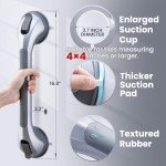 LEVERLOC 17 Inch Grab Bars for Bathroom Safety