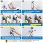 LEVERLOC 17 Inch Grab Bars for Bathroom Safety