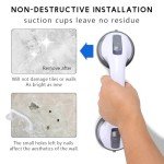 12-Inch Heavy Duty Suction Grab Bar for Seniors