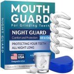 Nighttime Teeth Grinding Mouth Guard with Cleaning Tablets