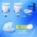 Teeth Grinding Night Mouth Guard with 12 Tablets
