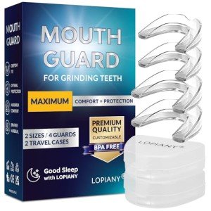 Nighttime Mouth Guard for Teeth Grinding - 2 Sizes