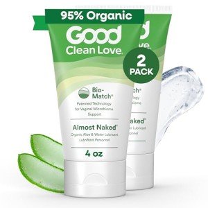 Almost Naked Organic Water-Based Personal Lubricant 2-Pack