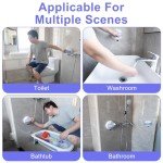 2 Pack Suction Cup Grab Bars for Showers