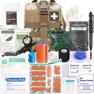 74-Piece Trauma Kit with Tactical Molle Pouch