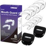 Teeth Grinding Mouth Guard with Travel Cases 8-Pack