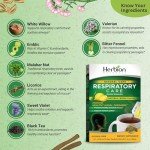 Herbion Naturals Respiratory Care Herbal Granules with Natural Lemon Flavor–10 Ct, for The Whole Family –Healthy Respiratory Function-Relieves Cough