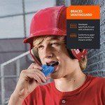 Shock Doctor Mouth Guard for Braces with Helmet Strap