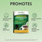 Herbion Naturals Respiratory Care Herbal Granules – 10 Ct for The Whole Family – Promotes Healthy Nasal Passages & Respiratory Function - Relieves Cold and Flu Symptoms – Supports Immune System