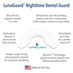 LunaGuard Nighttime Dental Guard for Teeth Grinding