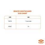 Shock Doctor Mouth Guard for Braces with Helmet Strap