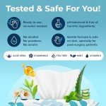 XL No-Rinse Body Wipes for Adults - Travel Size