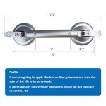 JumboTIGER 17.6" Heavy Duty Shower Grab Bar
