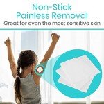 Vive Sterile Gauze Pads - 100 Individually Wrapped